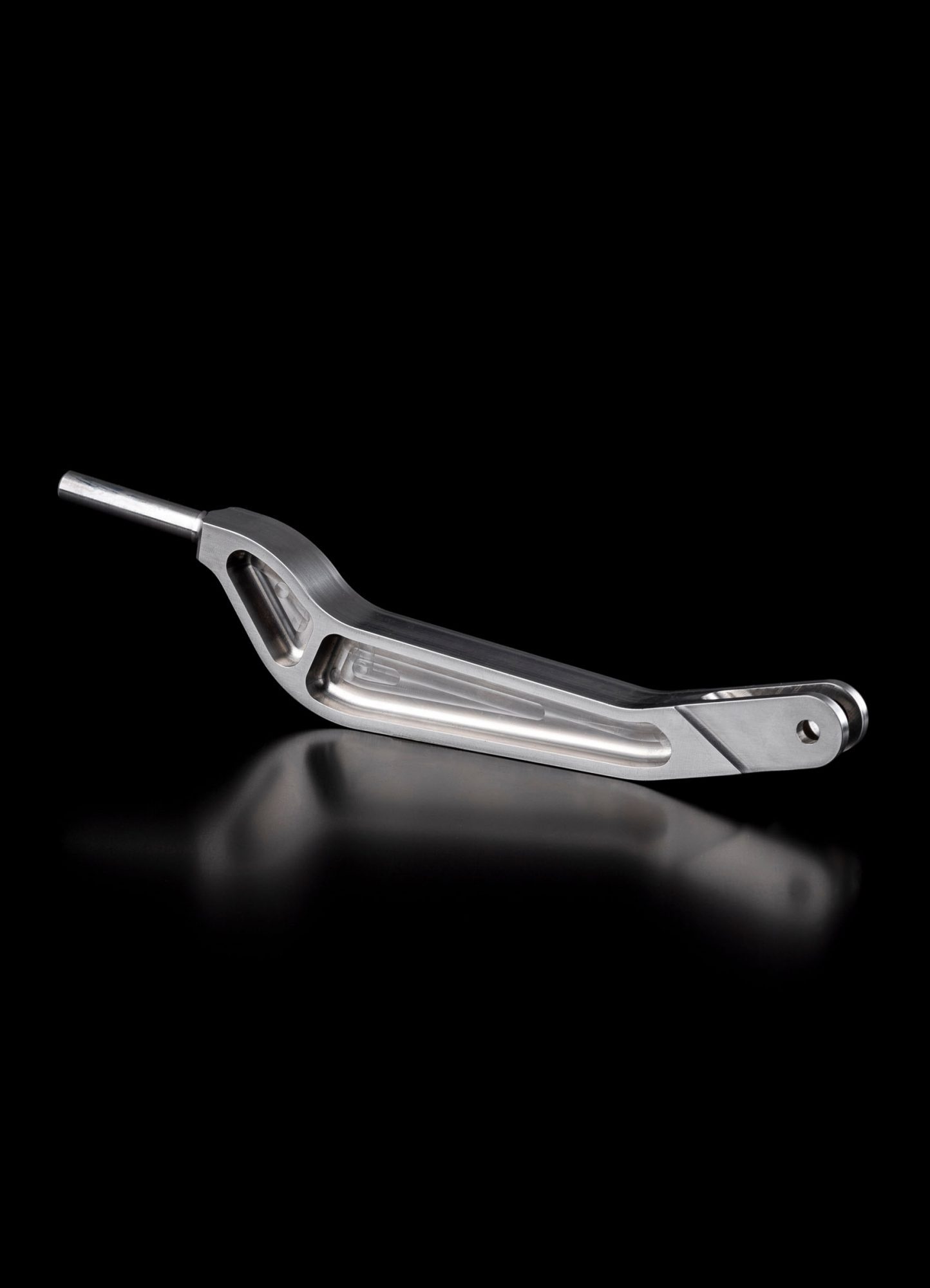 Fork end made from stainless steel for aerospace