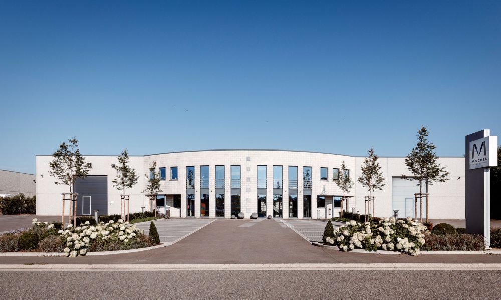 headquarters-mockel-1 Front view of Mockel’s headquarters building in Baelen in eastern Belgium